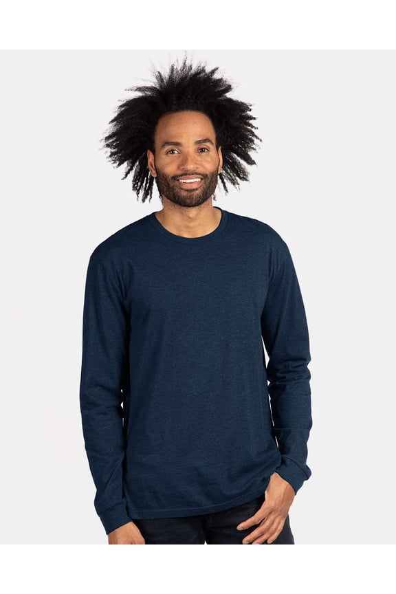Next Level - Unisex CVC Long Sleeve T-Shirt - 6211 - Midnight Navy - Size: L