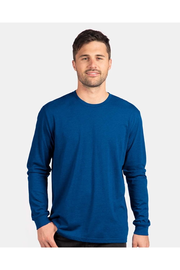 Next Level - Unisex CVC Long Sleeve T-Shirt - 6211 - Royal - Size: S