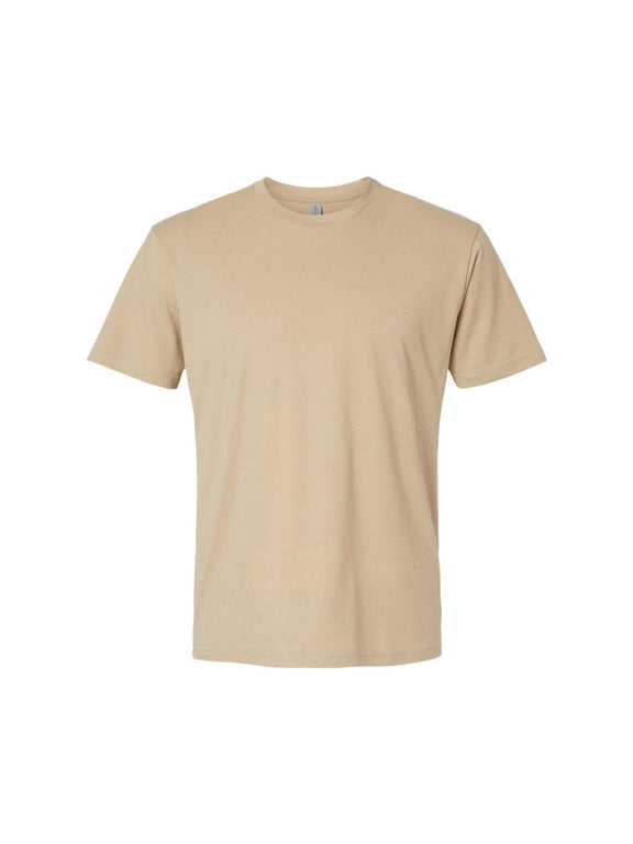 Next Level Unisex CVC Short Sleeve Crew T-Shirt, 3XL, Heather_Tan
