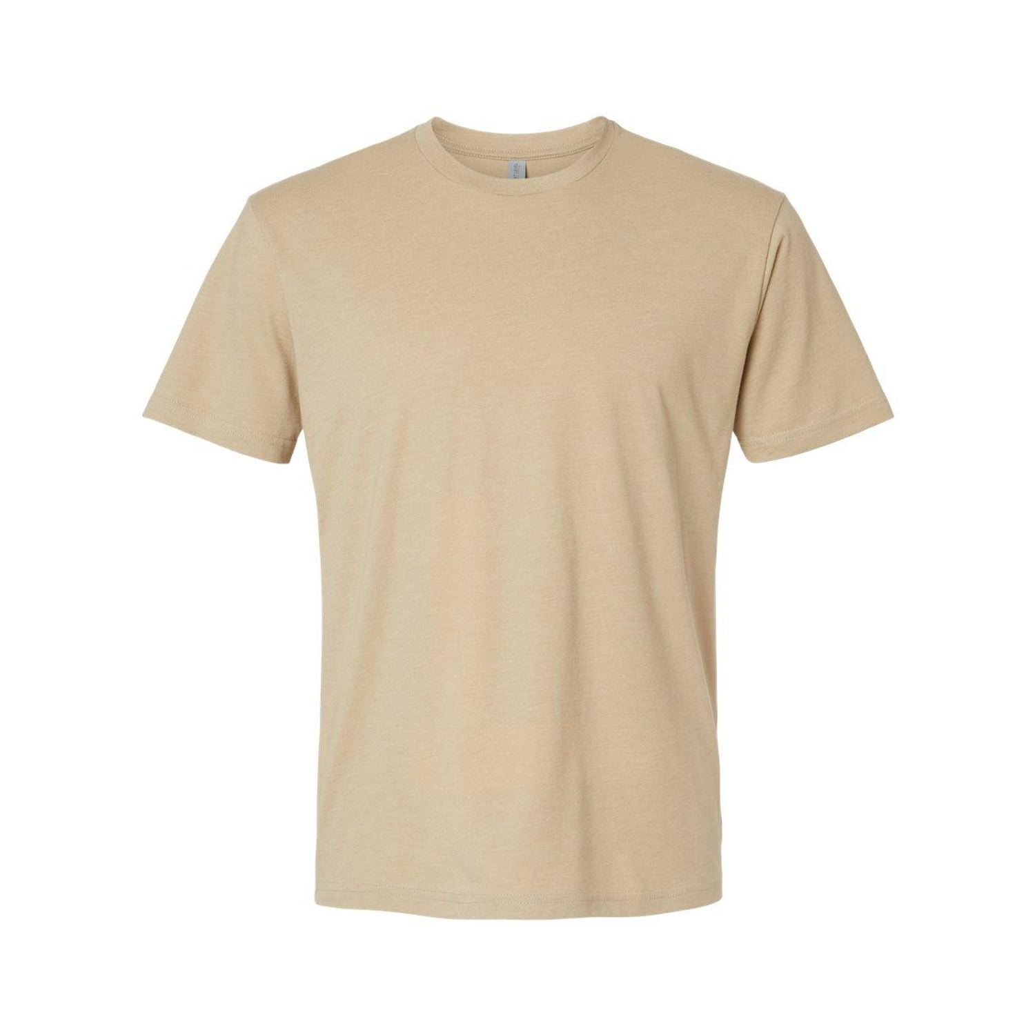 Cvc Tan Shell Next Level Unisex CVC Short Sleeve Crew T-Shirt, L, Heather_Tan ...