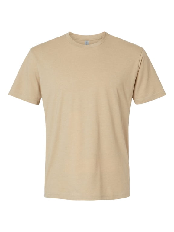 Next Level Unisex CVC Short Sleeve Crew T-Shirt, XL, Heather_Tan