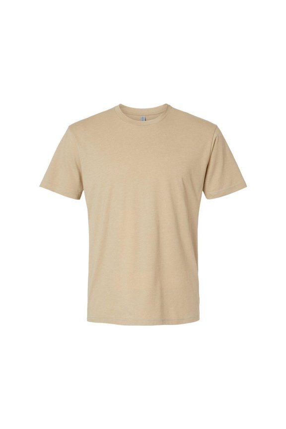 Next Level Unisex CVC Short Sleeve Crew T-Shirt, XS, Heather_Tan