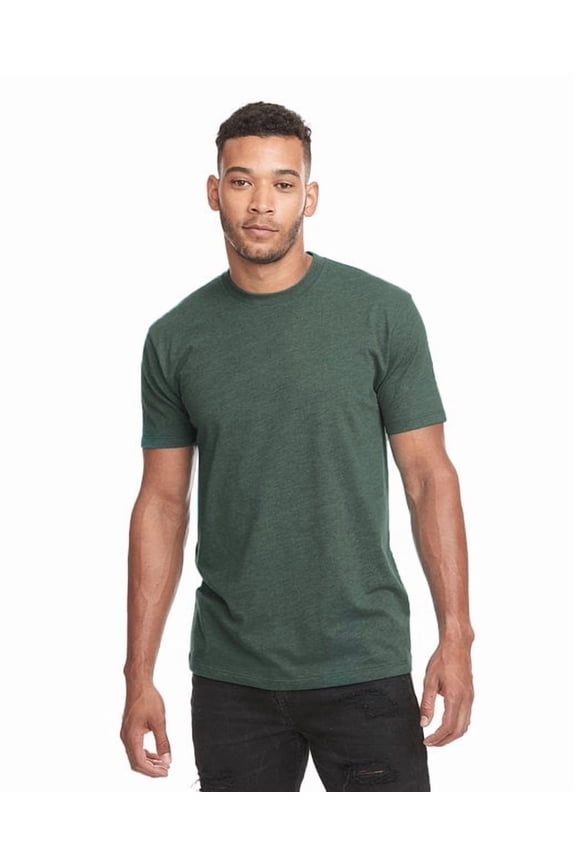 Next Level - Unisex CVC T-Shirt - 6210 - Heather Forest Green - Size: L