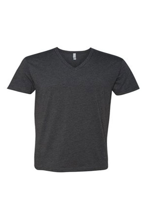 Next Level - Unisex CVC V-Neck T-Shirt - 6240 - Charcoal - Size: 2XL