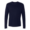 thumbnail image 1 of Next Level Unisex Cotton Long Sleeve T-Shirt 100% Combed Ring-spun Cotton Crewneck Tee Shirts (Midnight Navy , 2XL), 1 of 8