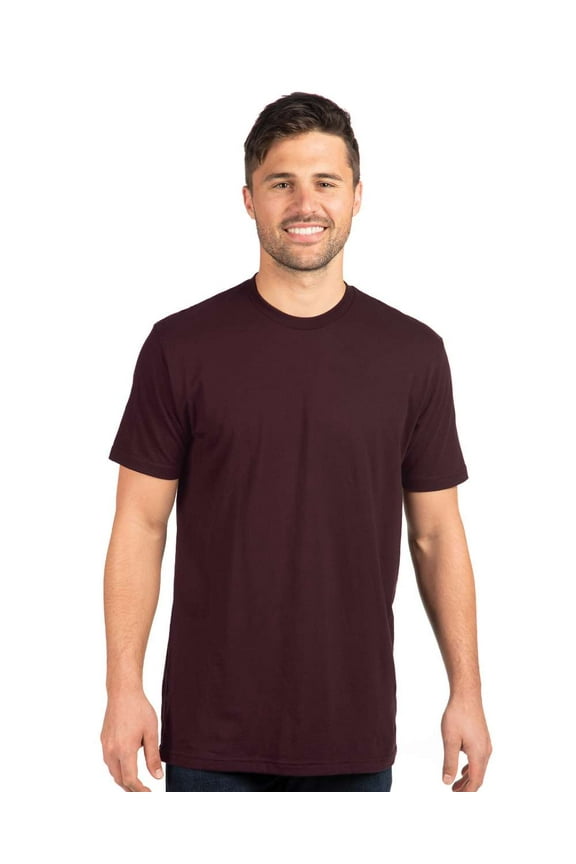 Next Level - Unisex Cotton T-Shirt - 3600 - Oxblood - Size: L