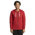 thumbnail image 1 of Next Level Unisex Full-Zip Hooded Sweatshirt - RED - S, 1 of 3
