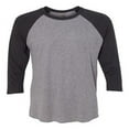thumbnail image 1 of Unisex Triblend Three-Quarter Sleeve Raglan, 1 of 4