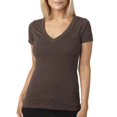 thumbnail image 1 of Next Level Apparel Women's CVC Deep V-Neck T-Shirt, 1 of 3