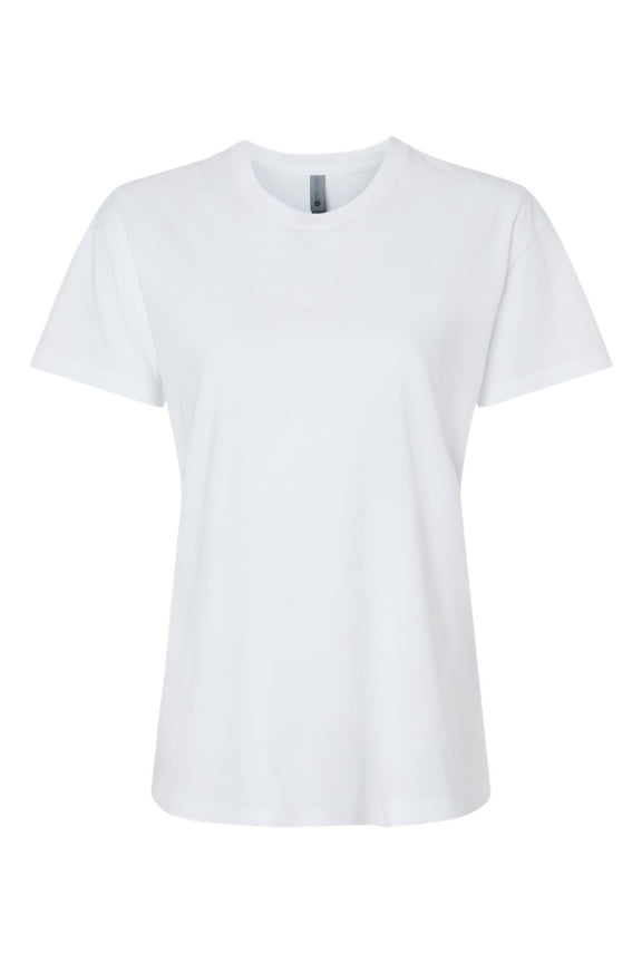6600 Ladies' Relaxed CVC T-Shirt-White-XS Retired