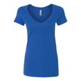 thumbnail image 1 of Next Level Women’s CVC Short Sleeve Deep V, 1 of 3