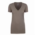 thumbnail image 1 of Next Level Apparel Women's CVC Deep V-Neck T-Shirt, 1 of 4