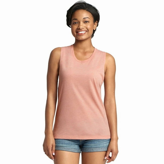 Next Level - Women’s Festival Muscle Tank - 5013 - Desert Pink - Size: 2XL