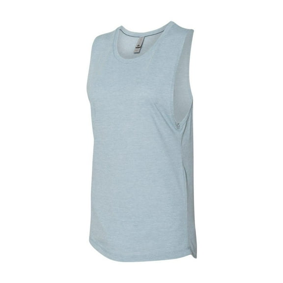 Next Level - Women’s Festival Muscle Tank - 5013 - Stonewash Denim - Size: 2XL