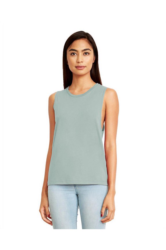 Next Level Women's Festival Muscle Tank. NL5013 - 2XL Silver