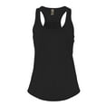 thumbnail image 1 of Next Level - Women's Gathered Racerback Tank - 6338 - Black - Size: M, 1 of 3