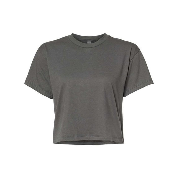 Next Level - Women's Ideal Crop Top - 1580 - Dark Grey - Size: XL