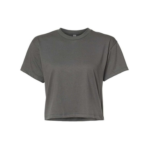 Next Level - Women's Ideal Crop Top - 1580 - Dark Grey - Size: XL