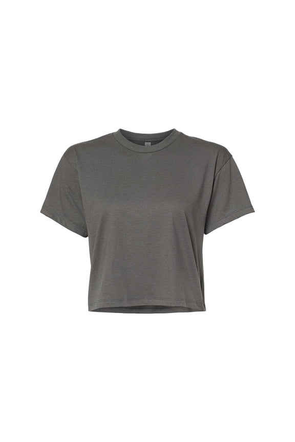 Next Level - Women's Ideal Crop Top - 1580 - Dark Grey - Size: XL