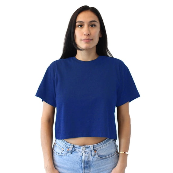 Next Level - Women's Ideal Crop Top - 1580 - Royal - Size: 3XL