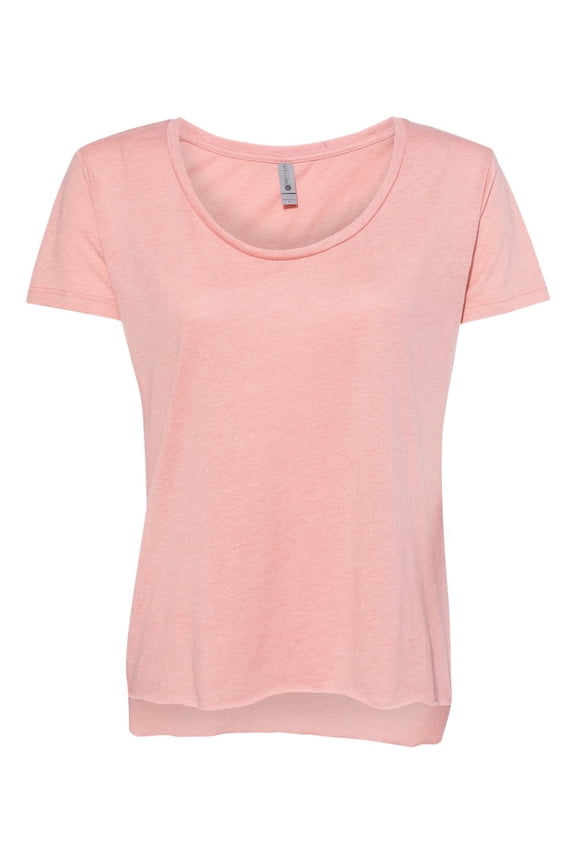 Next Level Womens Festival Scoop, XS, Desert Pink