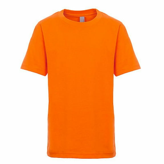Next Level Youth Boys’ Cotton Crew - CLASSIC ORANGE - L