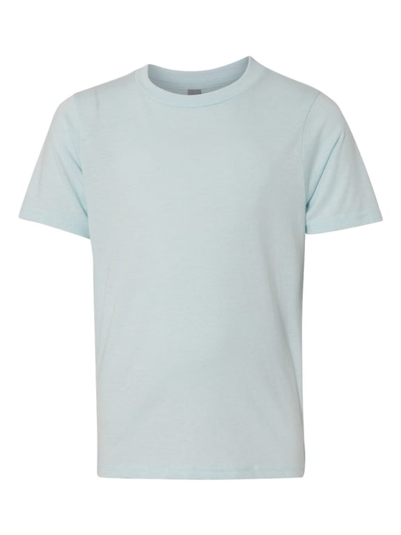 Next Level Youth CVC Short Sleeve Crew 3312 - Ice Blue Size M