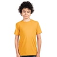 thumbnail image 1 of Next Level Youth Short Sleeve T-Shirt 100% Combed Cotton Jersey Plain Casual Tee (Gold, L), 1 of 8