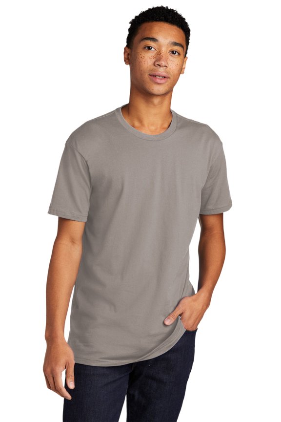 Next Level mens Premium Fitted Short-Sleeve Crew (3600) Light Gray l