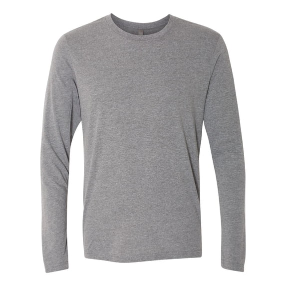 Next Level mens Tri-Blend Long-Sleeve Crew Tee (6071)