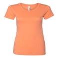 thumbnail image 1 of Next Level  womens Ideal Short-Sleeve Crew Tee (N1510) Light Orange m, 1 of 3
