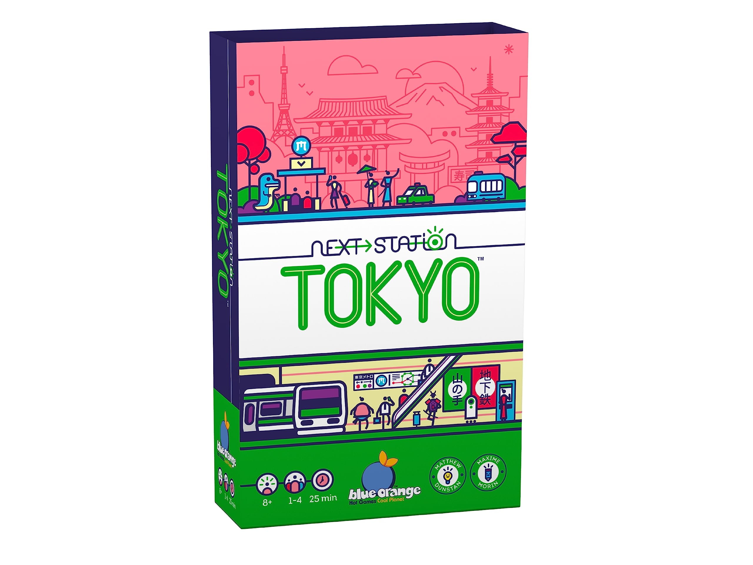 Next Station Tokyo Board OIF8 Game Family or Adult Strategy Flip and