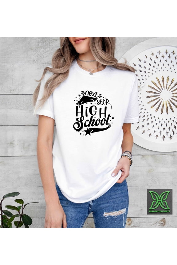 Next Stop High School Shirt, 8th Grade Graduation Tshirt, Middle School Graduation Gifts, Senior 2025 T shirt, Summer Break Shirt Tshirt All Size S-5XL