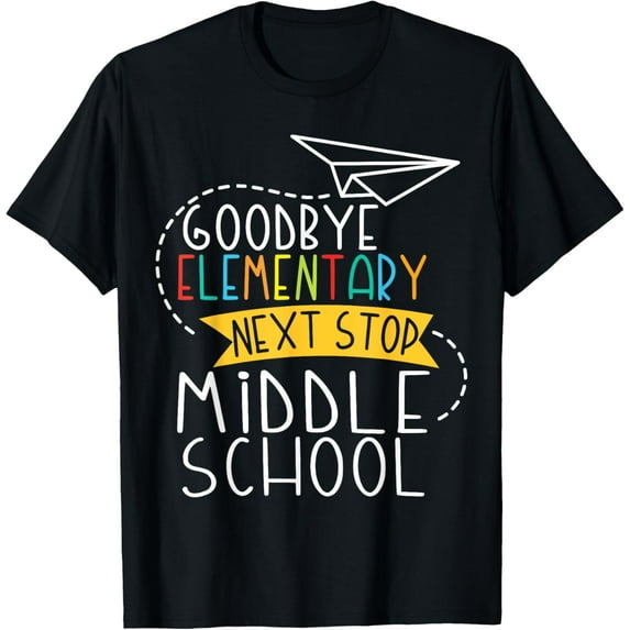 Next Stop Middle School Elementary School Graduate T-Shirt