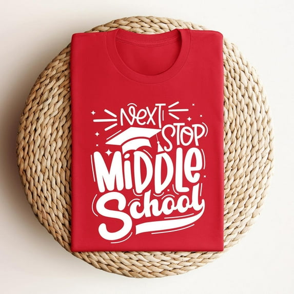 Next Stop Middle School Shirt: 5th Grade Graduation Tee Tshirt All Size S-5XL