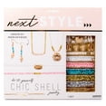 Next Style D.I.Y. Gold Chic Shell Jewelry, Create 10 Premium Jewelry