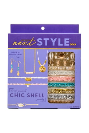 Do It Yourself Chic Shell Gold Jewelry Set