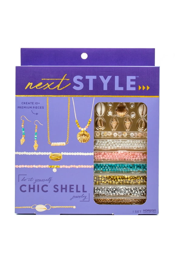 Do It Yourself Chic Shell Gold Jewelry Set