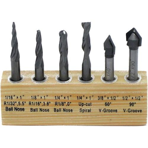 Next Wave Automation 20119 6 pc. CNC Starter Bit Set