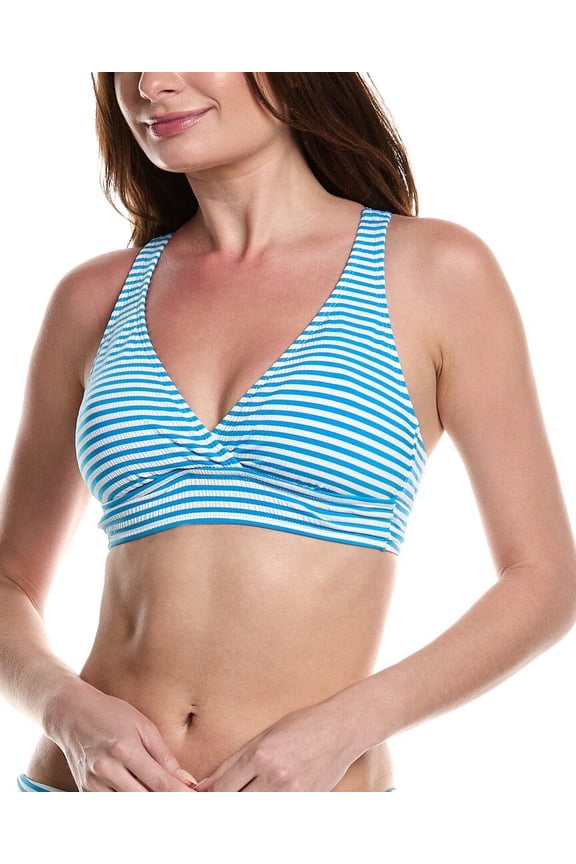 womens 25min Bikini Top, 38(B/C), Blue