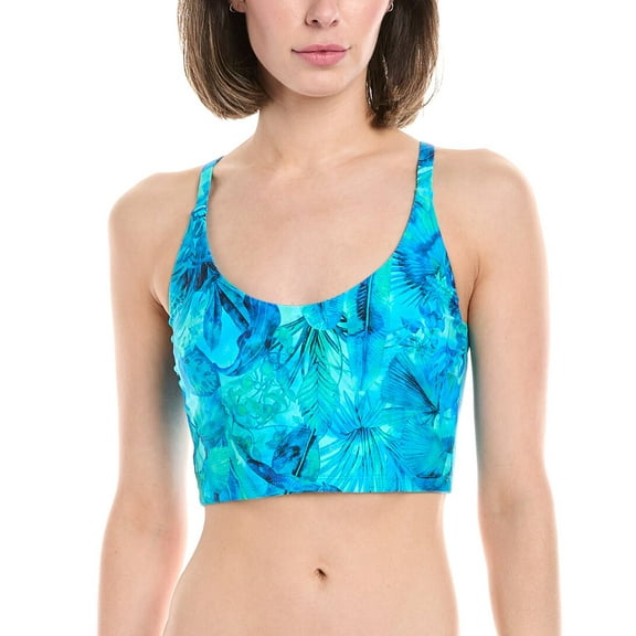 Next womens  Connected Meet & Greet Crop Bikini Top, m, Blue