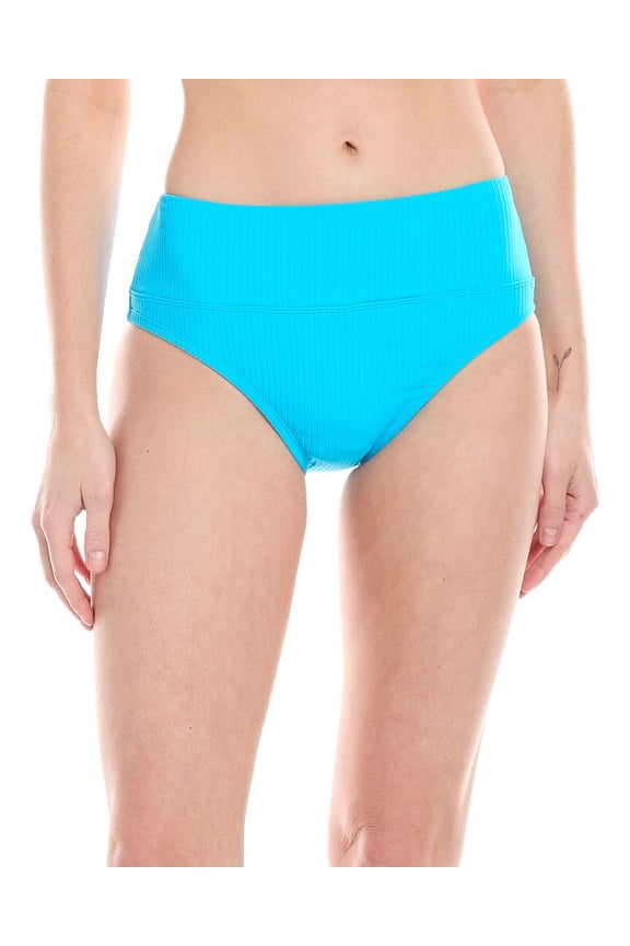 womens Harmony High Waist Bottom, m, Blue