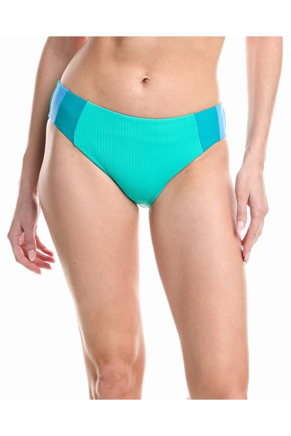 womens On-Deck Midrise Color block Bottom, m, Blue