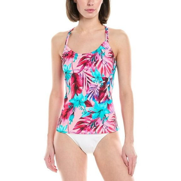 Next womens  Shirred Tankini Top, 36(B/C), Pink