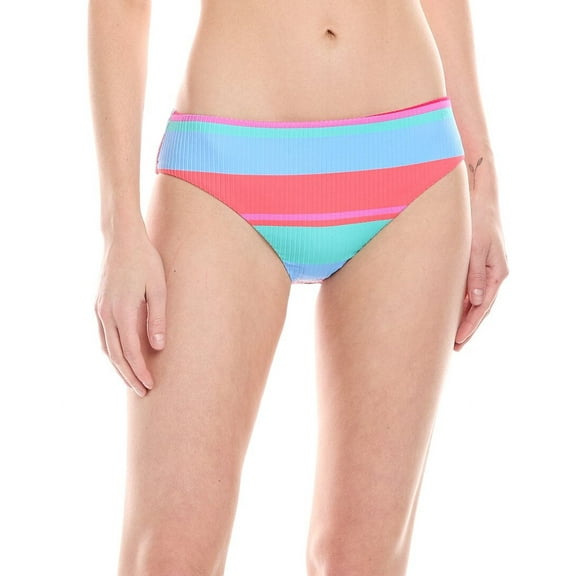 Next womens  Shoreside Mid-Rise Retro Bikini Bottom, l, Blue