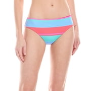 Next womens Shoreside Mid-Rise Retro Bikini Bottom, l, Blue