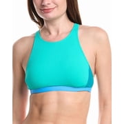 Next womens Streamline Rem Color block High neck Top, l, Blue