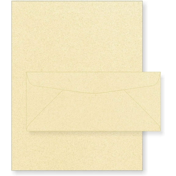 NextFiber 8-1/2" x 11" Letter Heads & #10 Reg. Envelopes Create invitations, Certificates, Events, Parties, Birthday, Showers, Proposals, Presentations, Resumes and much more Cream