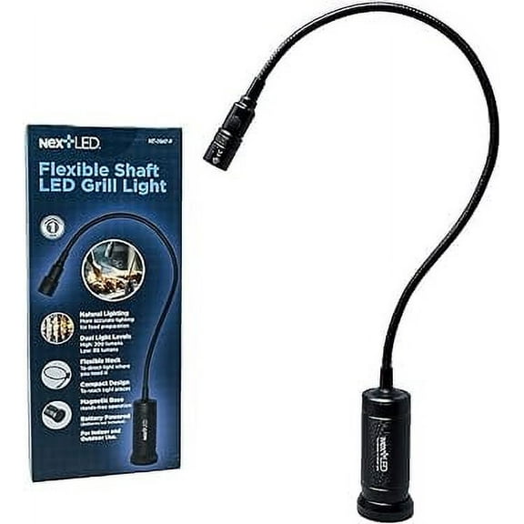 NextLED Magnetic BBQ Grilling Light for Outdoor Grill, 18-Inch Flexible Neck