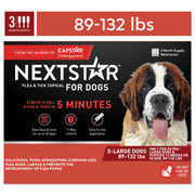 NextStar Flea & Tick Topical Prevention for Extra Large Dogs 89-132 lbs, 3-Month Supply